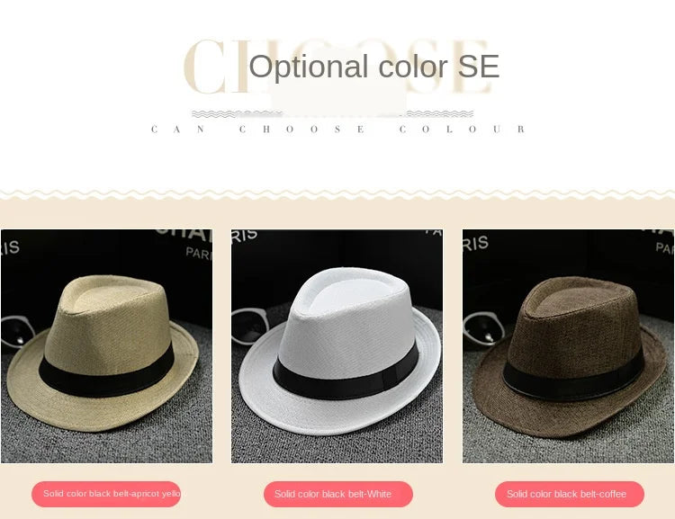 Men’s Lightweight Fedora Hat – Summer Cruise & Beach Style<