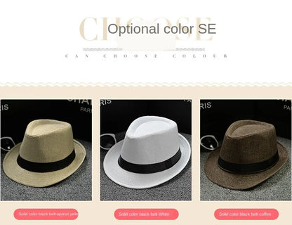 Men’s Lightweight Fedora Hat – Summer Cruise & Beach Style<