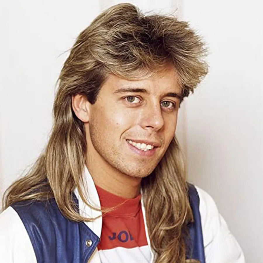 70s &amp; 80s Rocker Mullet Wig