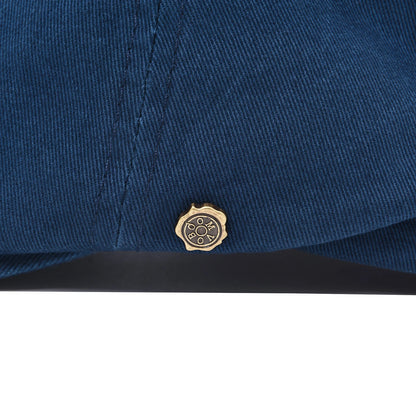Men’s Washed Cotton Flat Cap – Lightweight Casual Style