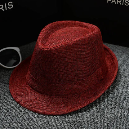 Men’s Lightweight Fedora Hat – Summer Cruise & Beach Style<