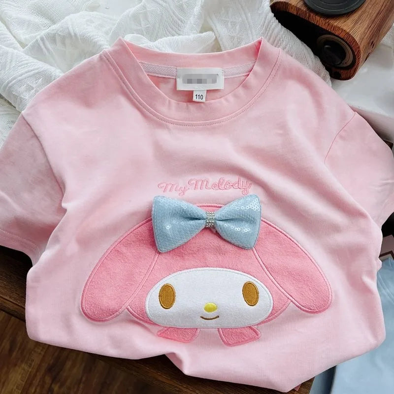 Kids’ Cartoon Cotton Tee – Breathable Summer Top