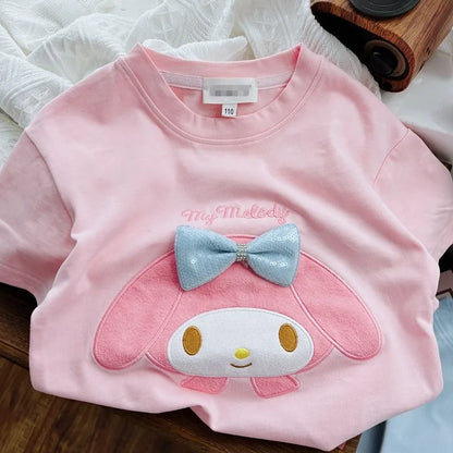 Kids’ Cartoon Cotton Tee – Breathable Summer Top