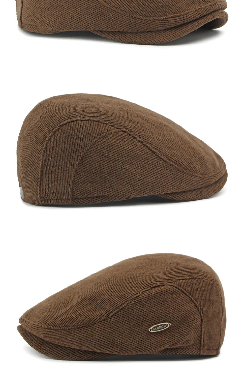 Men’s Adjustable Corduroy Flat Cap – Classic Casual Style