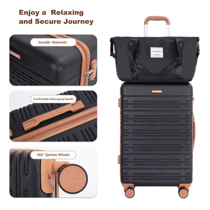 6-Piece Hardshell Spinner Luggage Set with TSA Locks