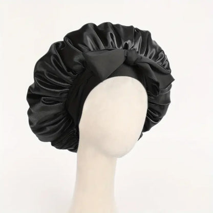 Women’s Adjustable Satin Sleep Bonnet – Tie Band