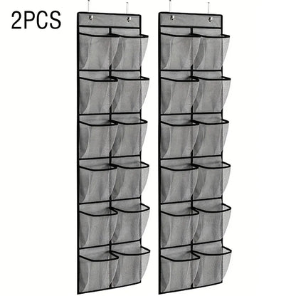 Over-the-Door Shoe Organizer (12-Pocket) – Cruise Cabin Space Saver