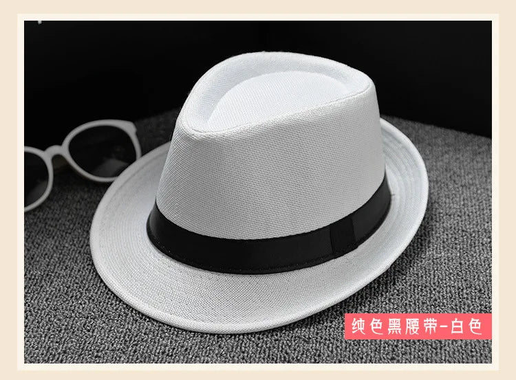 Men’s Lightweight Fedora Hat – Summer Cruise & Beach Style<