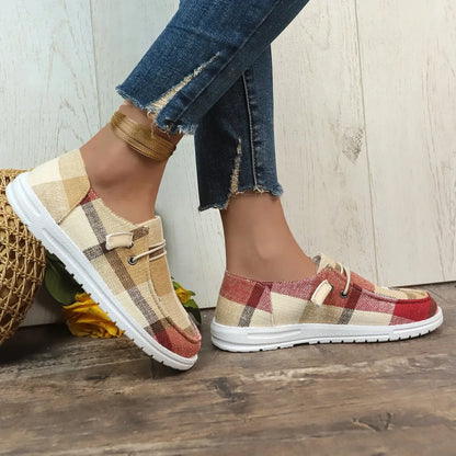 Women’s Canvas Slip-On Sneakers – Lightweight, Casual Comfort