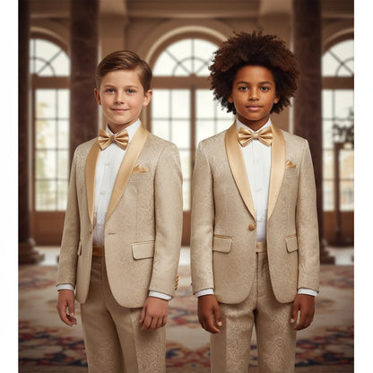 Boys' Jacquard 2-Piece Formal Suit