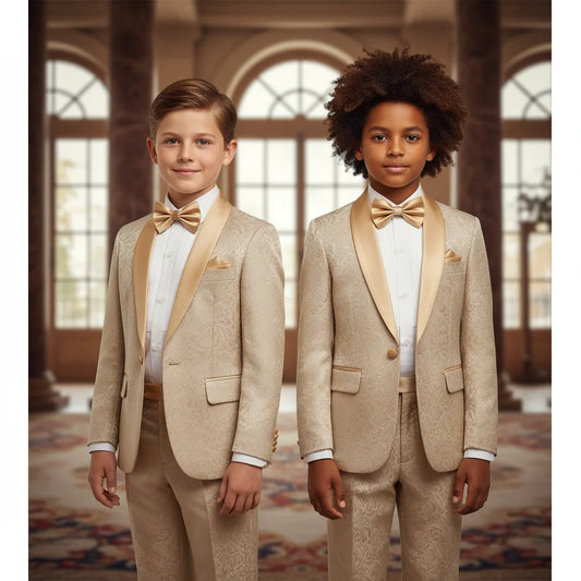 Boys' Jacquard 2-Piece Formal Suit