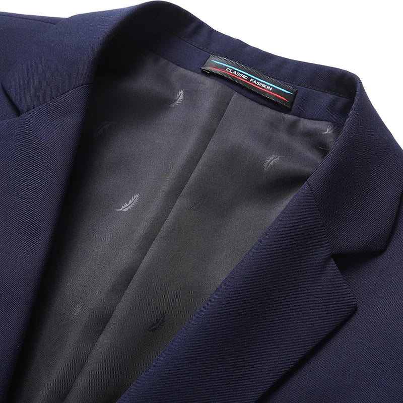 Men’s Modern Slim-Fit Blazer – Formal, Travel-Ready & Cruise-Sharp