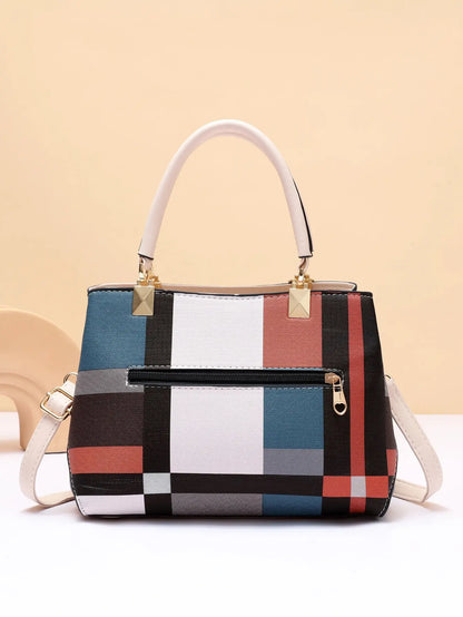 Checkered City Crossbody Handbag - The Dock Drop