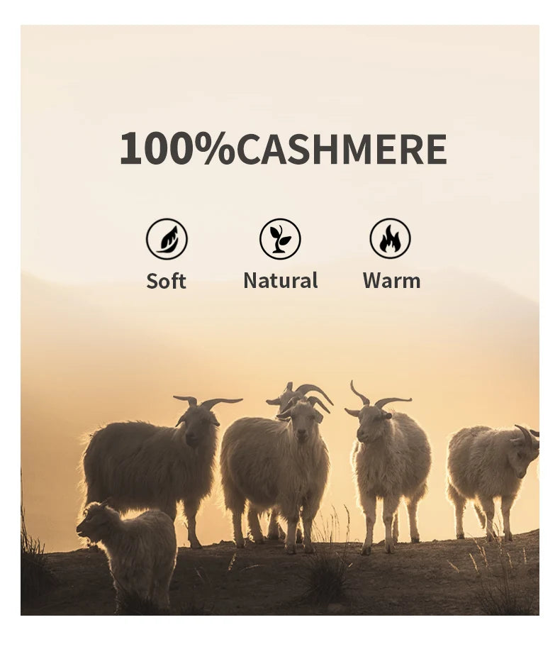 Cashmere Plaid Scarf – Soft, Warm, Travel-Ready
