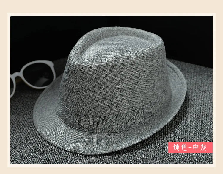 Men’s Lightweight Fedora Hat – Summer Cruise & Beach Style<