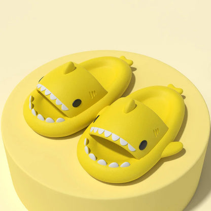 Kids Shark Slide Sandals – Soft Non-Slip Summer Slippers