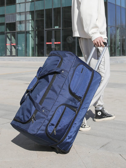 Rolling Travel Duffel Bag with Wheels – Expandable, Large Capacity