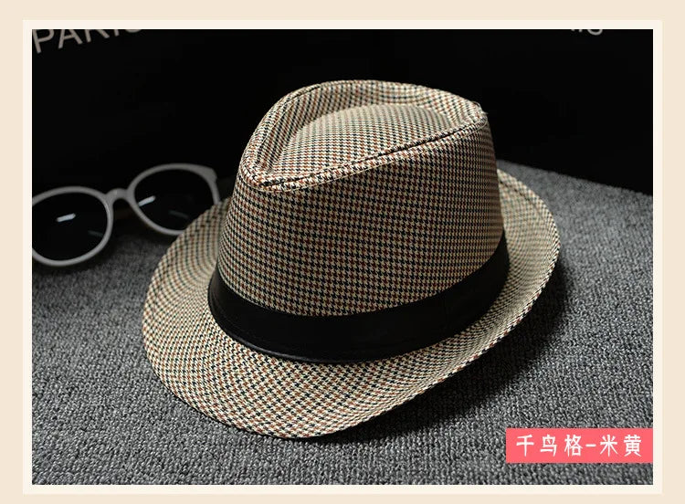 Men’s Lightweight Fedora Hat – Summer Cruise & Beach Style<