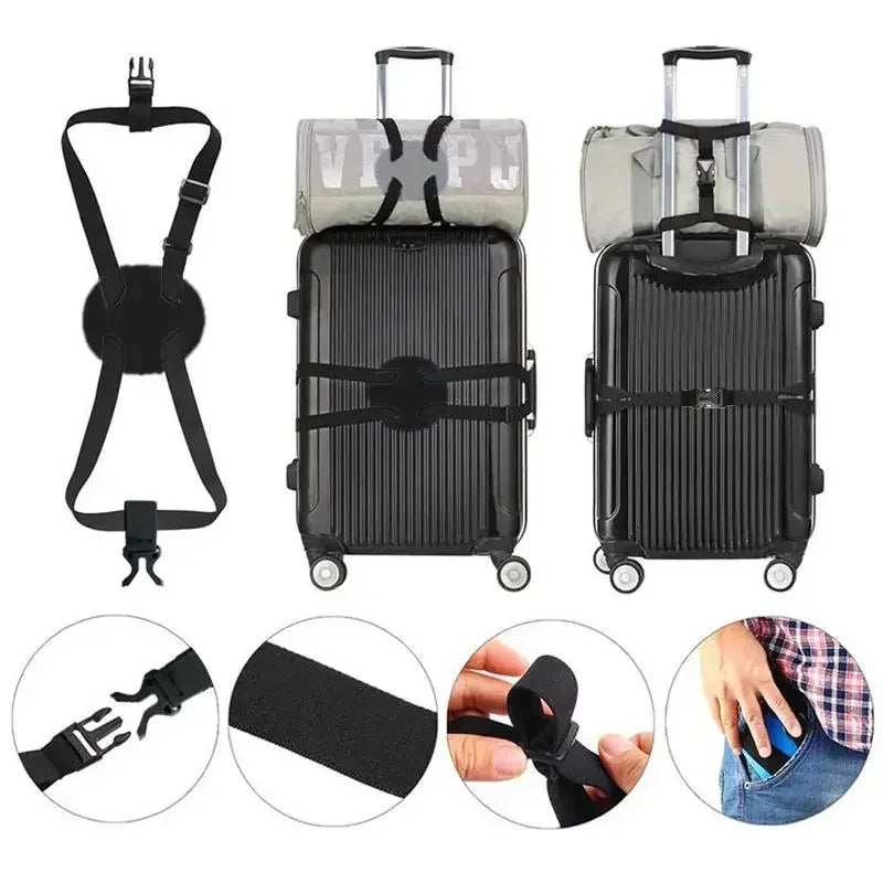 Adjustable Luggage Strap – Secure Suitcase Fixing Belt for Travel