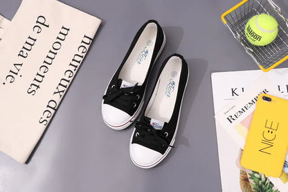 Canvas Slip-On Sneakers for Women & Teens | Lightweight, Low Profile