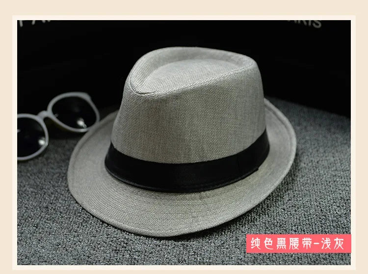 Men’s Lightweight Fedora Hat – Summer Cruise & Beach Style<
