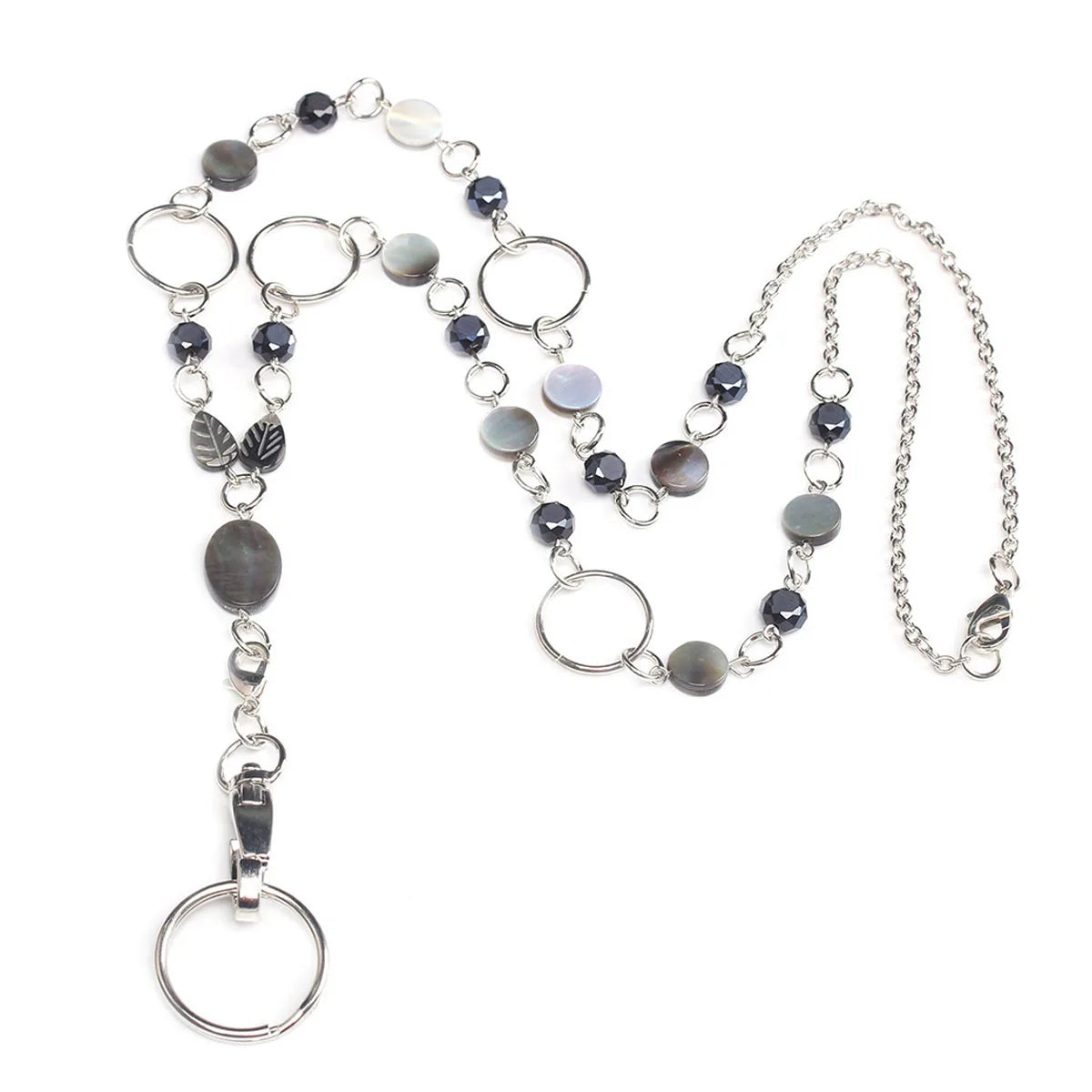Beaded ID Lanyard Necklace – 36" Cruise Badge Holder