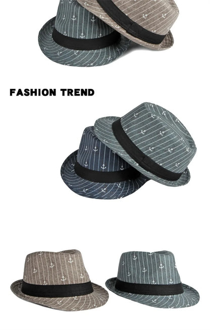 Classic Fedora Hat | Nautical & Travel-Ready Style