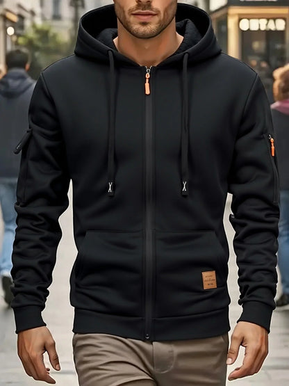 Men’s Lightweight Hooded Zip Jacket