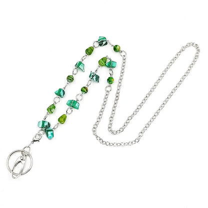 Beaded ID Lanyard Necklace – 36" Cruise Badge Holder