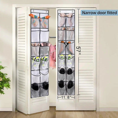 Over-the-Door Shoe Organizer (12-Pocket) – Cruise Cabin Space Saver