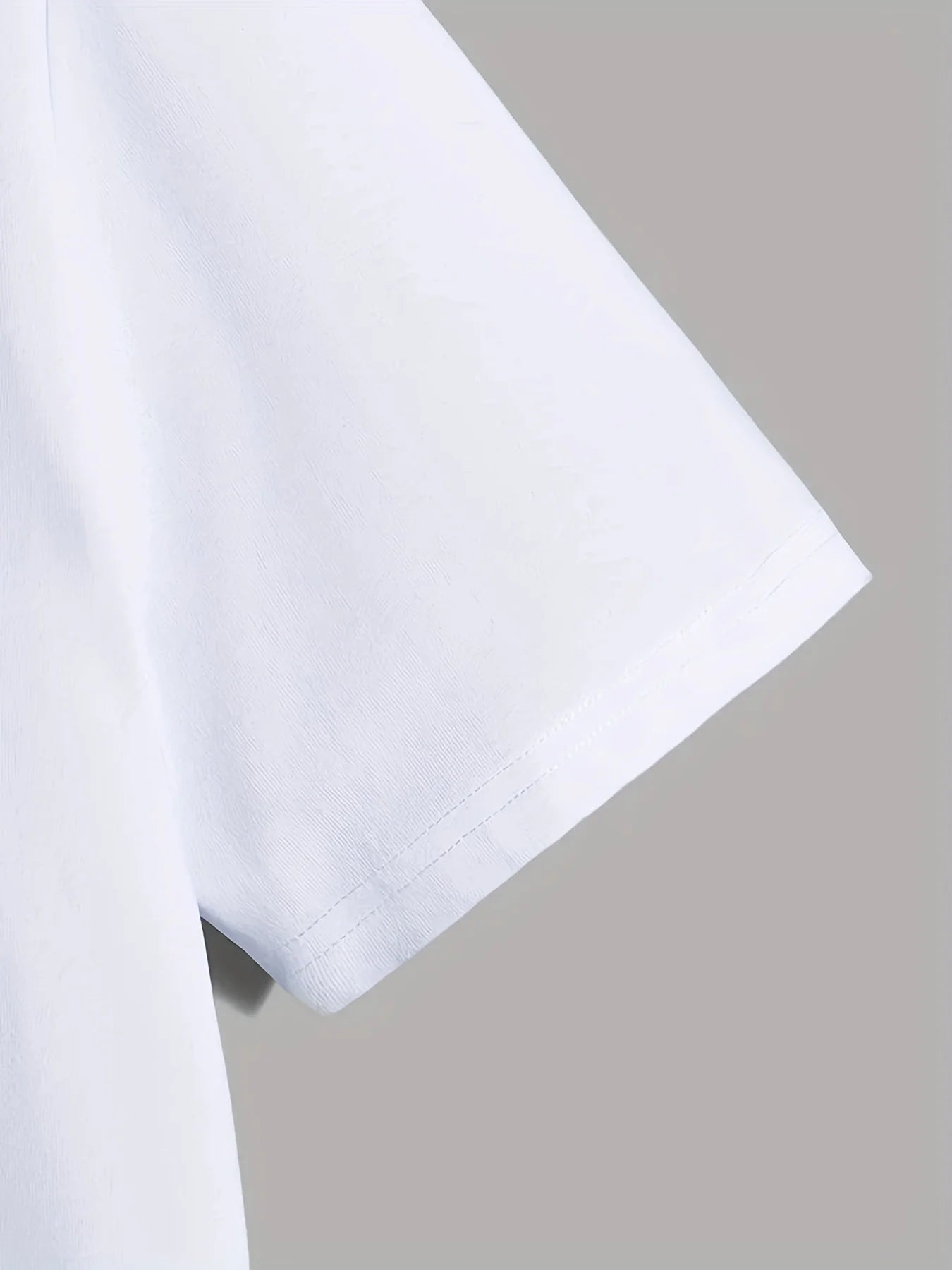 Men’s Cotton Compass Graphic T – Shirt – Lightweight Travel Comfort – White – XS