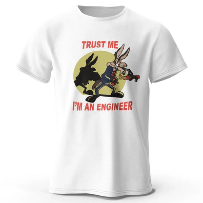 “Trust Me, I’m an Engineer” Graphic Cotton T-Shirt – Classic Humor Tee