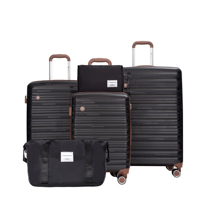5-Piece Hardshell Luggage Set with Spinner Wheels & TSA Locks