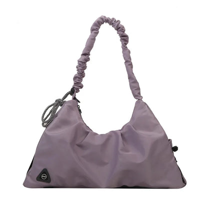 Women’s Ruched Gym Bag – Shoe Pocket, Wet Compartment & Yoga Mat Strap