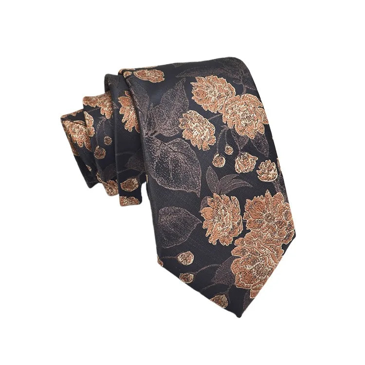 Men’s Floral Neck Tie – Classic 8cm Width