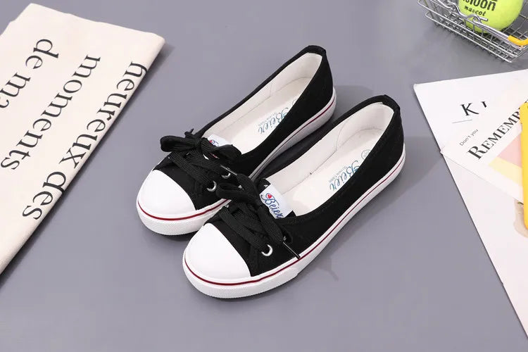 Canvas Slip-On Sneakers for Women & Teens | Lightweight, Low Profile