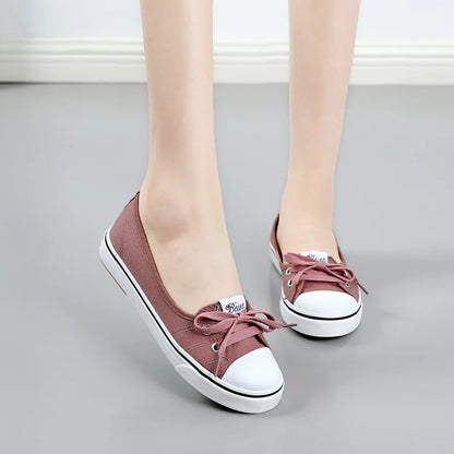 Canvas Slip-On Sneakers for Women & Teens | Lightweight, Low Profile