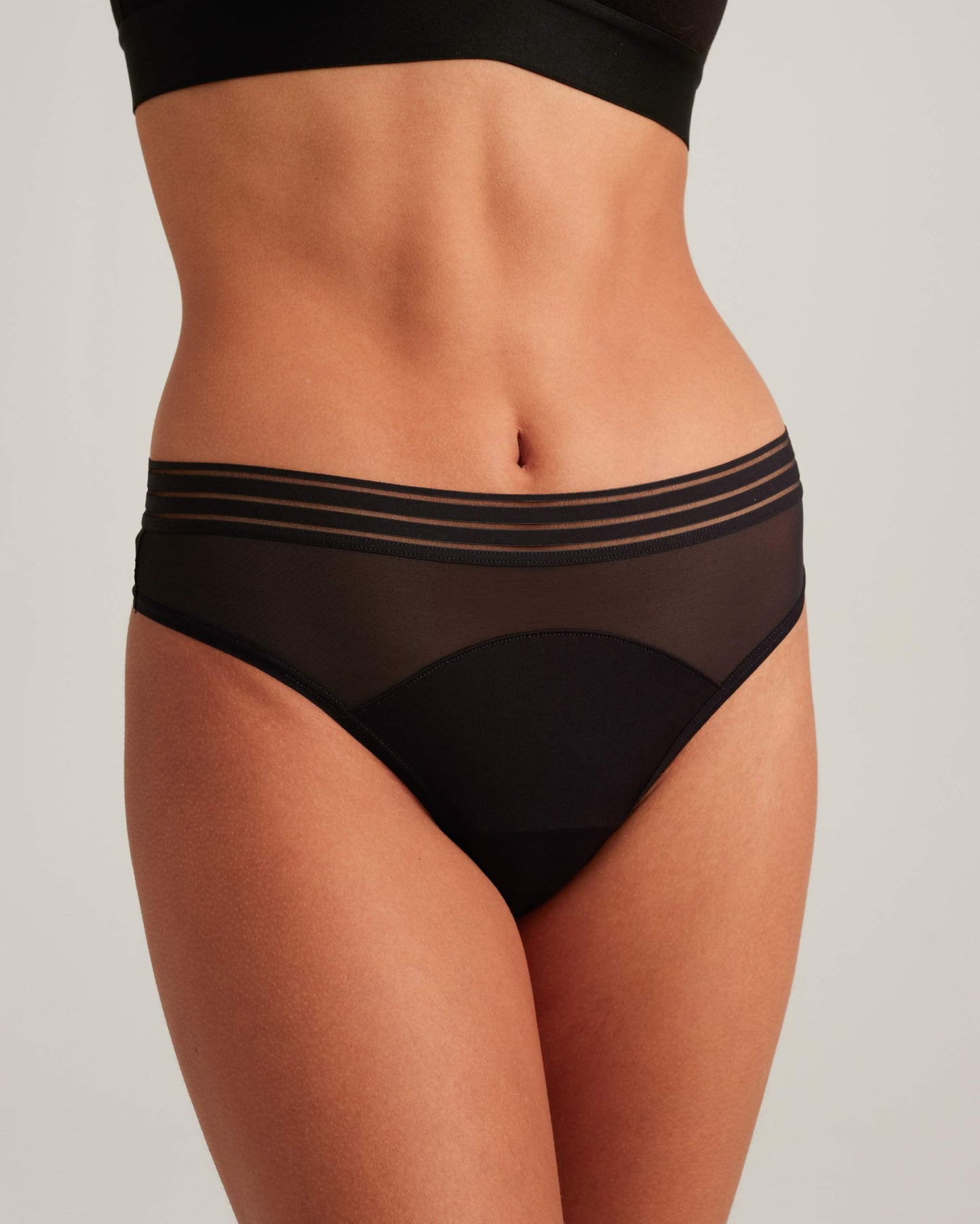 Leakproof Mesh Thong