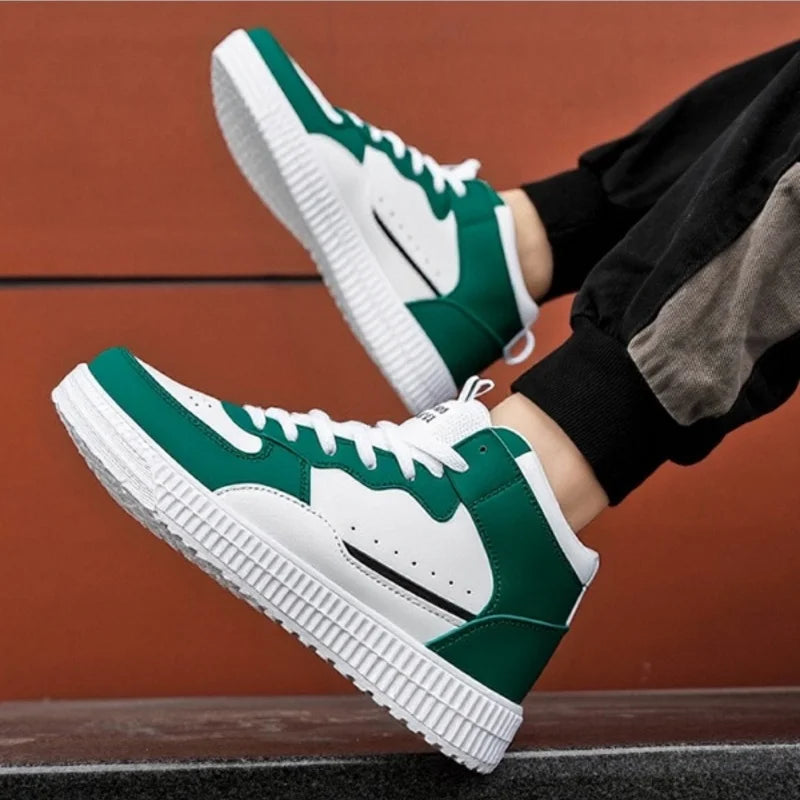 Men’s Athletic Sneakers – Lightweight Breathable Lace-Up Running Shoes