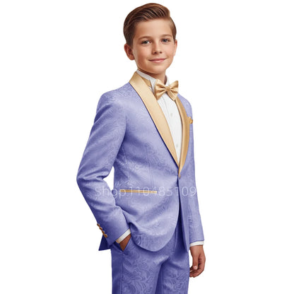 Boys' Jacquard 2-Piece Formal Suit