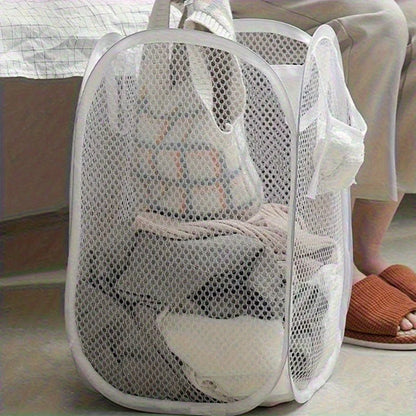 Collapsible Mesh Laundry Hamper – Cruise Cabin Essential