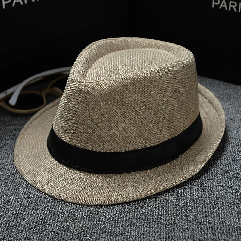 Men’s Lightweight Fedora Hat – Summer Cruise & Beach Style<