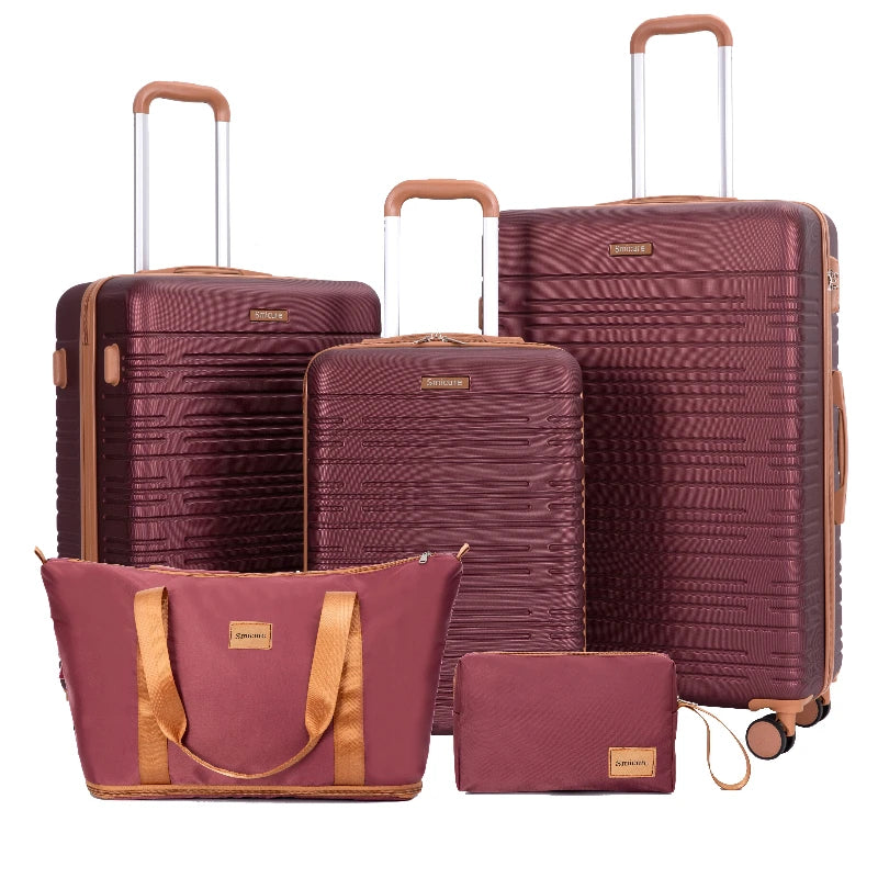 4-Piece Hardshell Spinner Luggage Set with TSA Locks