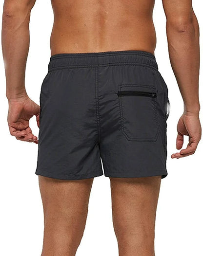 Men’s & Teens’ Quick-Dry Swim Shorts – Elastic Waist with Mesh Lining