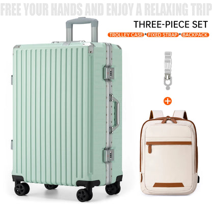 Aluminum Carry-On Luggage – Lightweight, TSA Lock, Spinner Wheels - The Dock Drop