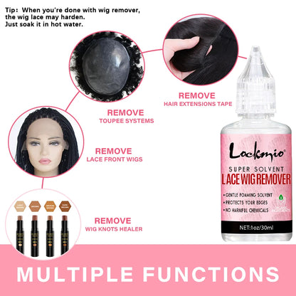 Lace Wig Adhesive Kit – Waterproof Glue, Remover & Wig Tools Set