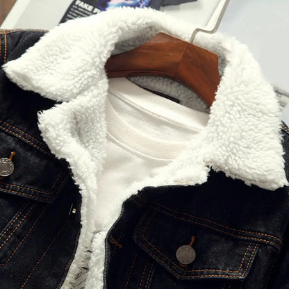 Men’s Sherpa-Lined Denim Jacket