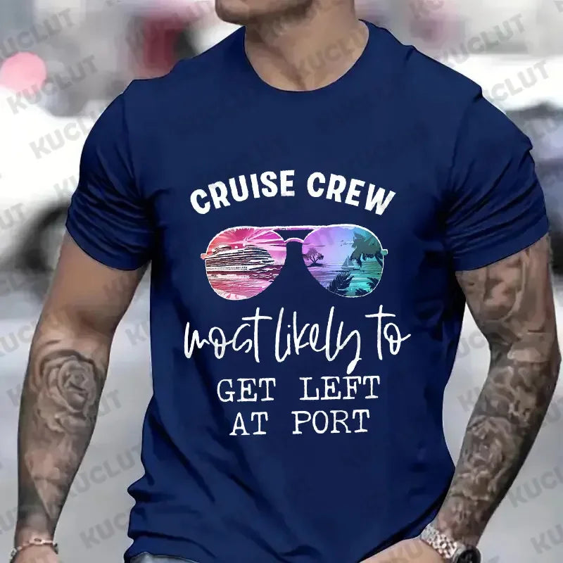Unisex Cruise Crew Graphic T-Shirt – Vacation Party Tee