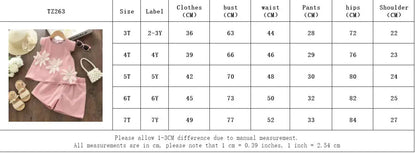 Girls’ 3D Flower A-Line Dress – Sleeveless, Knee Length