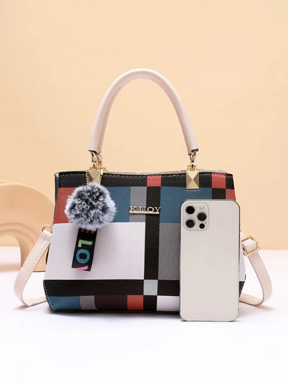 Checkered City Crossbody Handbag - The Dock Drop
